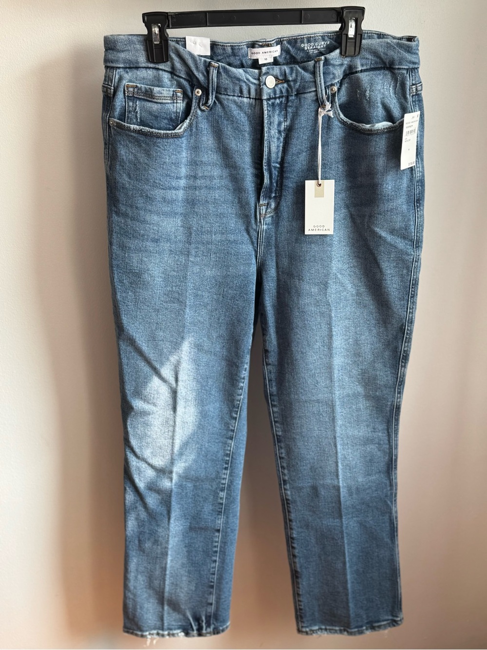 Good American Good Curve Straight Leg Jeans